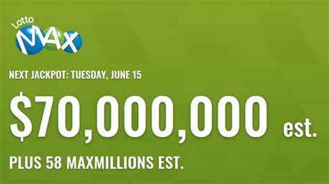 lotto max jackpot today|Lotto Max Numbers .